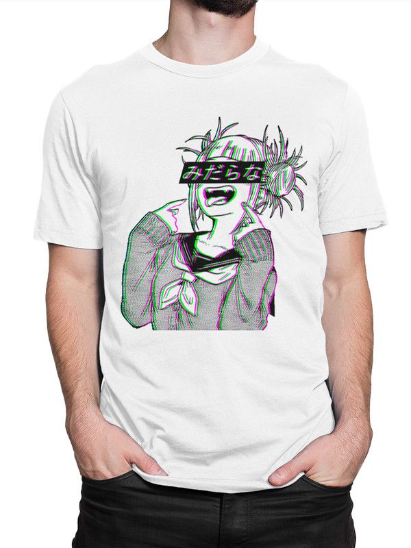 

Футболка мужская DS Apparel Моя геройская академия - Химико Тога 2 белая S, Белый, Моя геройская академия - Химико Тога 2