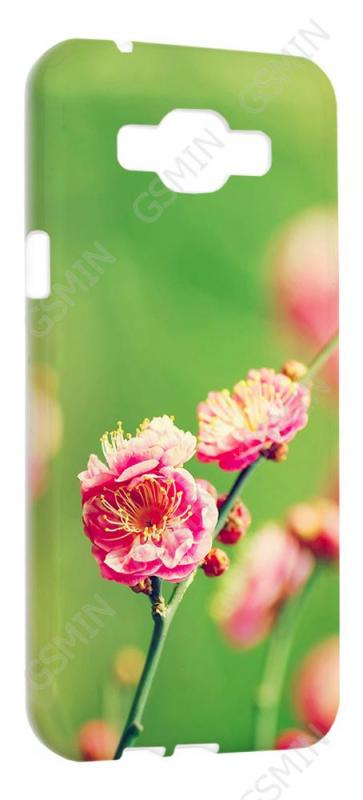 

Чехол силиконовый для Samsung Galaxy A8 TPU (Белый) (Дизайн 72), TPU