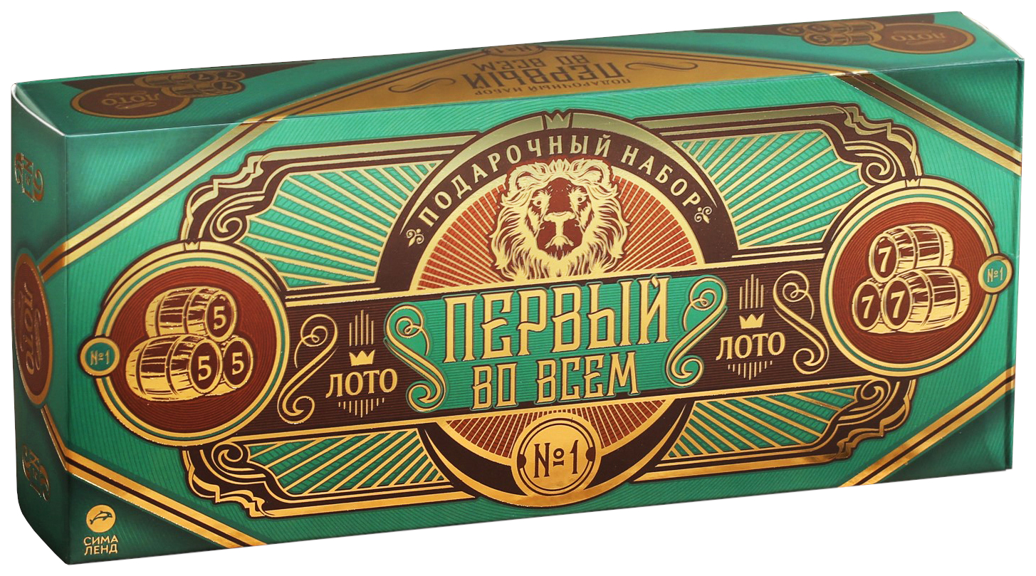 

Подарочной набор «Первый во всём», лото, Разноцветный