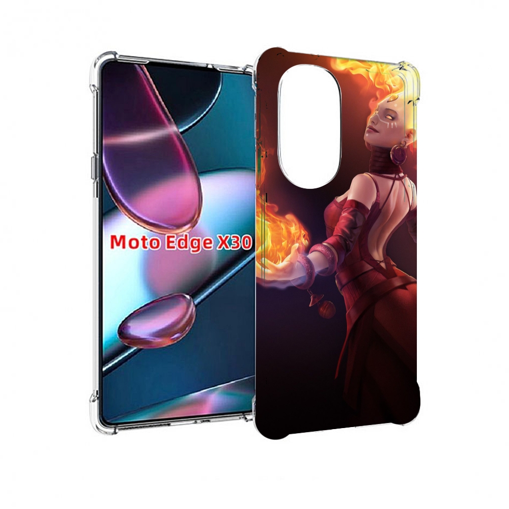 

Чехол MyPads dota 2 Lina для Motorola Moto Edge X30, Прозрачный, Tocco