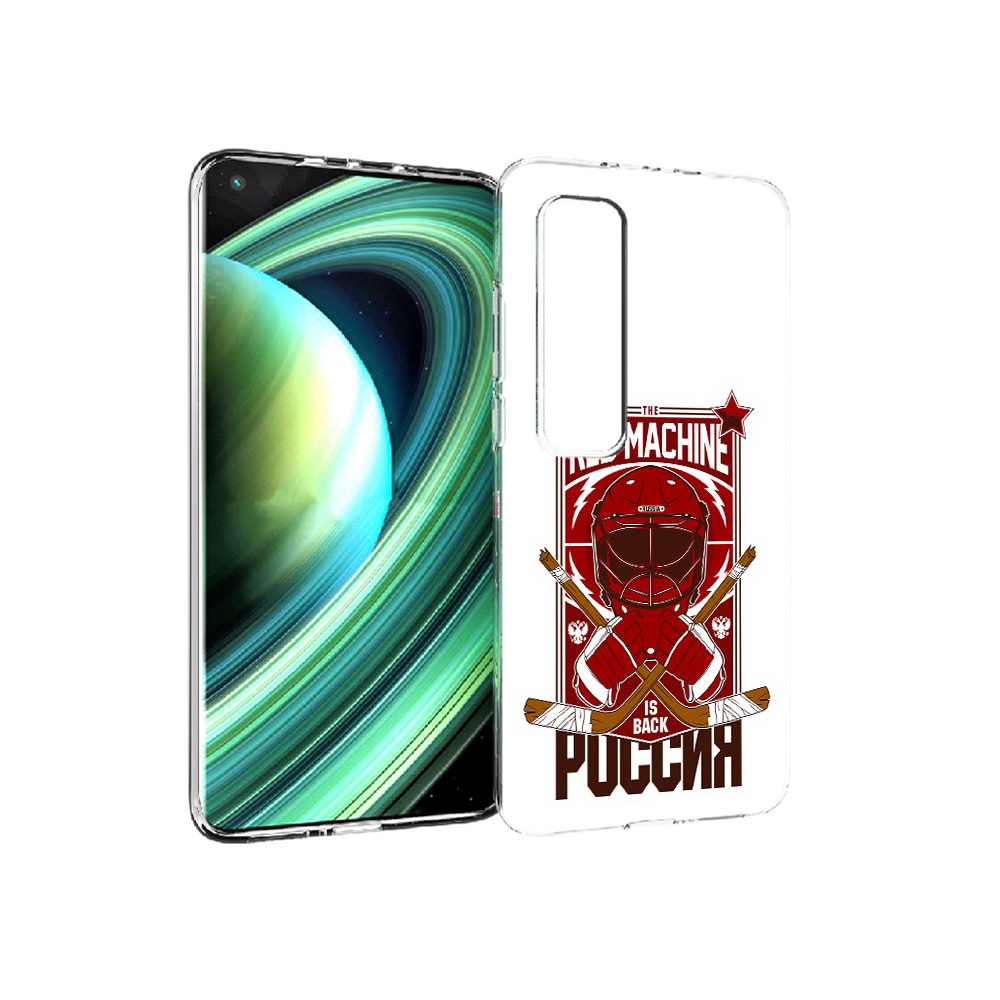 

Чехол MyPads Tocco для Xiaomi Mi 10 Ultra хоккей россия (PT156404.264.666), Прозрачный, Tocco