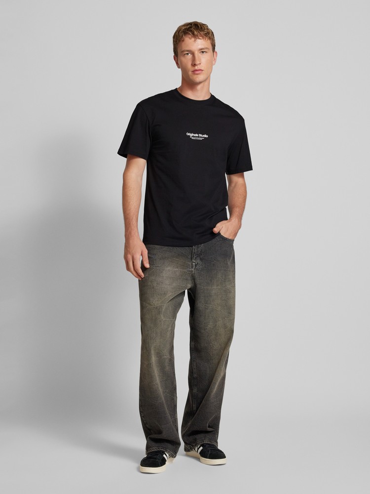 

Футболка мужская Jack & Jones 12240121 черная M, Черный, 12240121