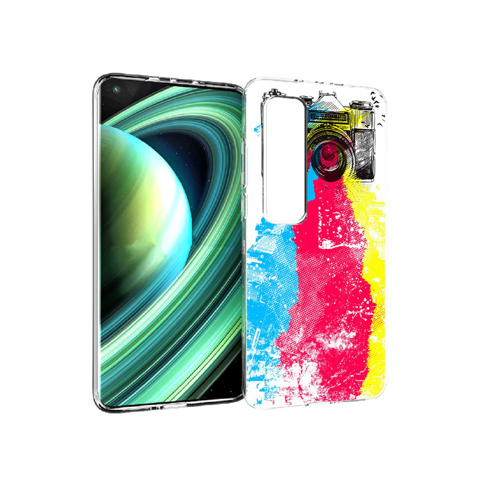 

Чехол MyPads Tocco для Xiaomi Mi 10 Ultra цветной фотоаппарат (PT156404.264.668), Прозрачный, Tocco