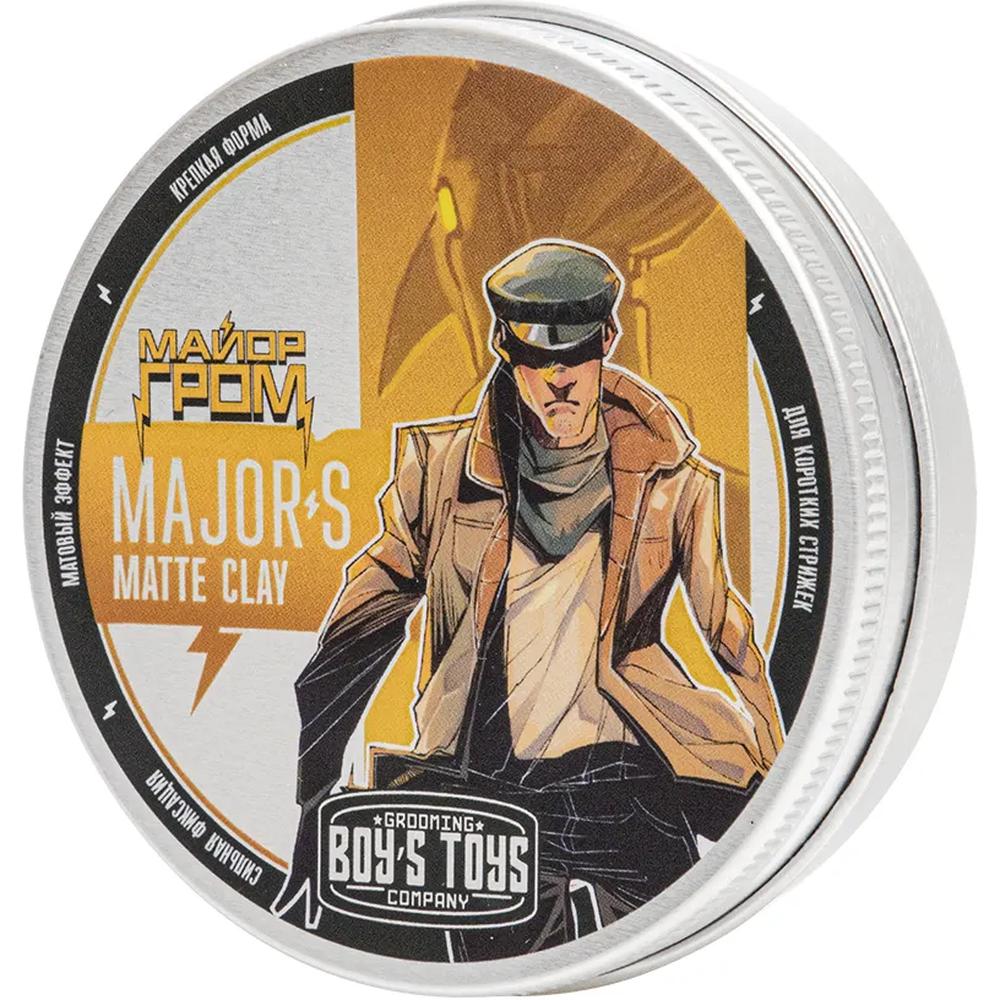 

Глина для укладки волос высокой фиксации Boy's Toys Major’s Matte Clay 100 мл