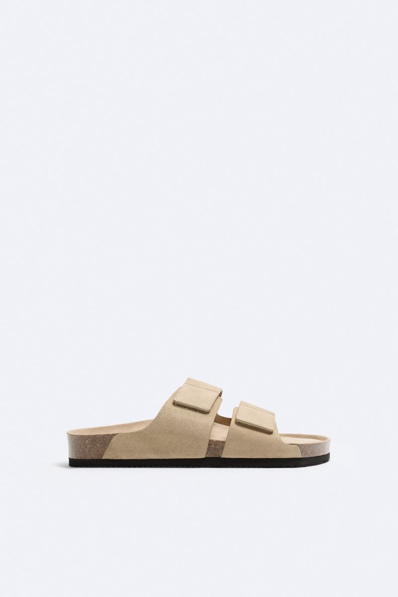 

Сланцы мужские ZARA 12706320 бежевые 46 EU, Бежевый, 12706320