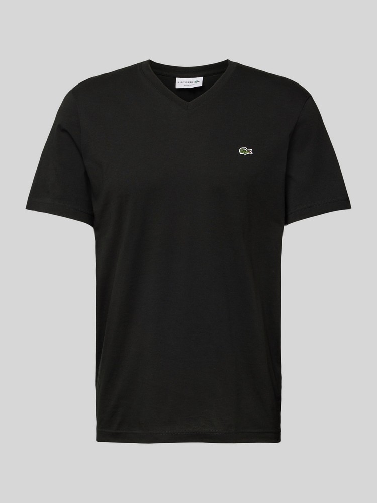 

Футболка мужская Lacoste TH2036-00 черная XL, Черный, TH2036-00