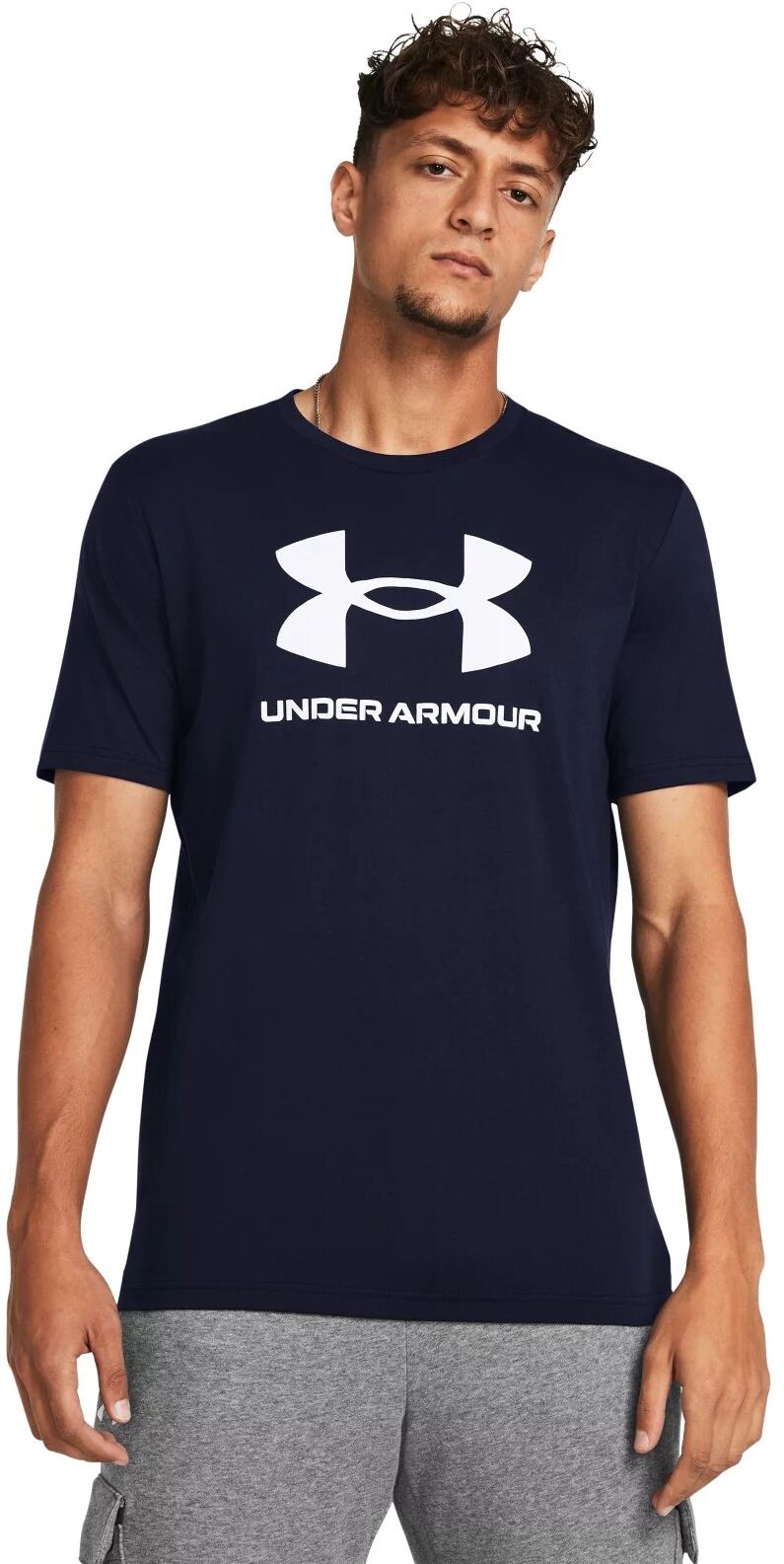 

Футболка мужская Under Armour UA SPORTSTYLE LOGO UPDATE SS синяя 3XL, Синий, UA SPORTSTYLE LOGO UPDATE SS