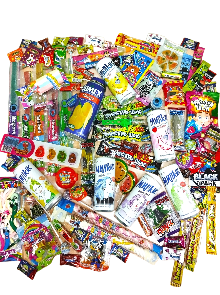 Набор сладостей Мечта Сладкоежки Мега Сладкоежка, 92 шт