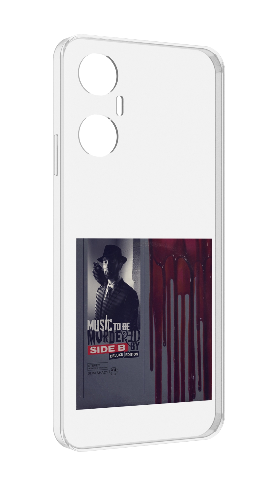 

Чехол MyPads Eminem MUSIC TO BE MURDERED BY для Infinix Hot 20 5G, Прозрачный, Tocco
