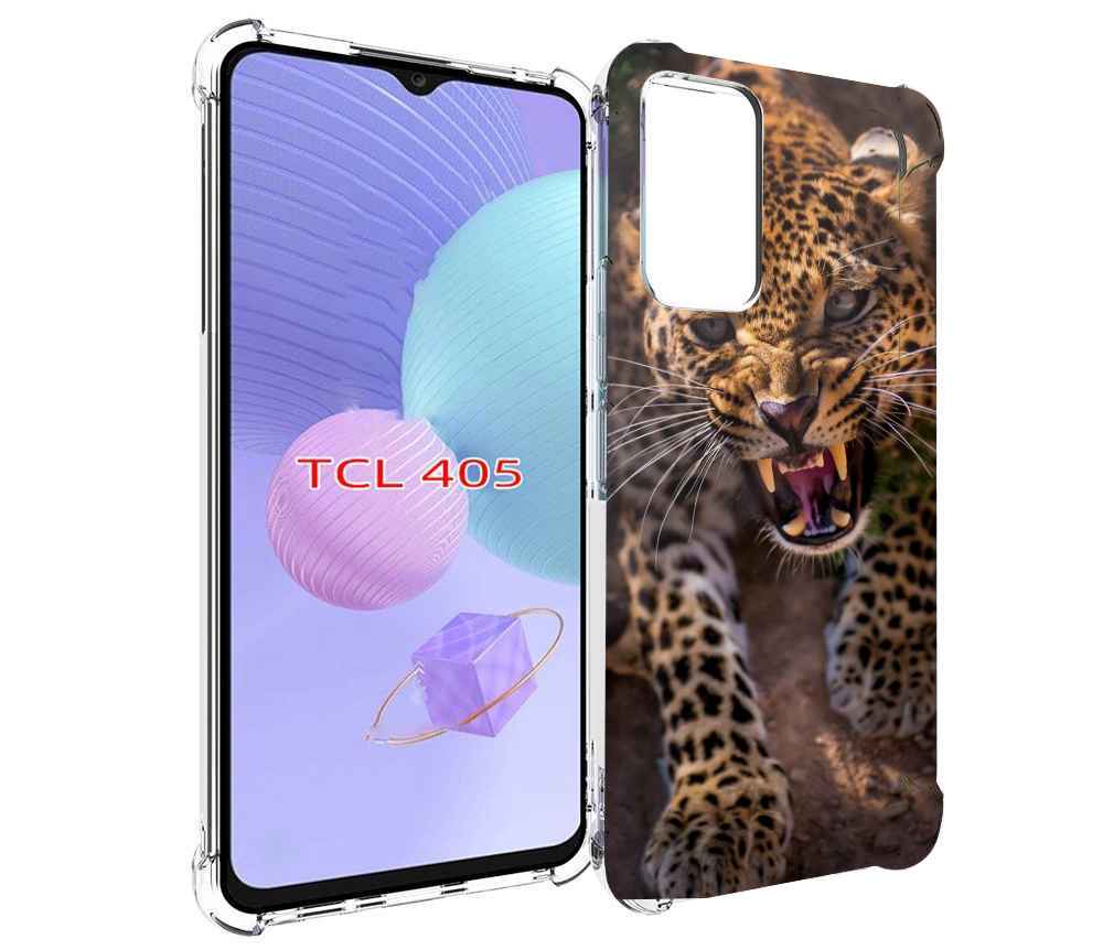 

Чехол MyPads Злой-гепард для TCL 405, Tocco