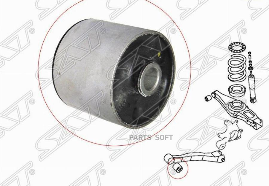 

Sat St-Mr510418 Сайлентблок Заднего Продольного Нижнего Рычага Pajero 99- 1Шт