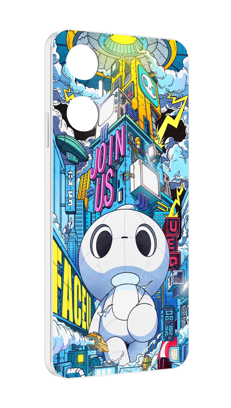 

Чехол MyPads FaceU для Infinix Hot 20 5G, Прозрачный, Tocco