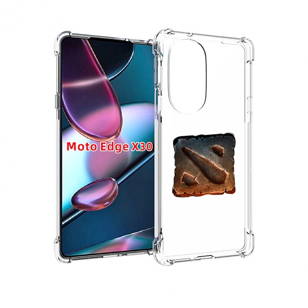 

Чехол MyPads dota 2 логотип 2 для Motorola Moto Edge X30, Прозрачный, Tocco