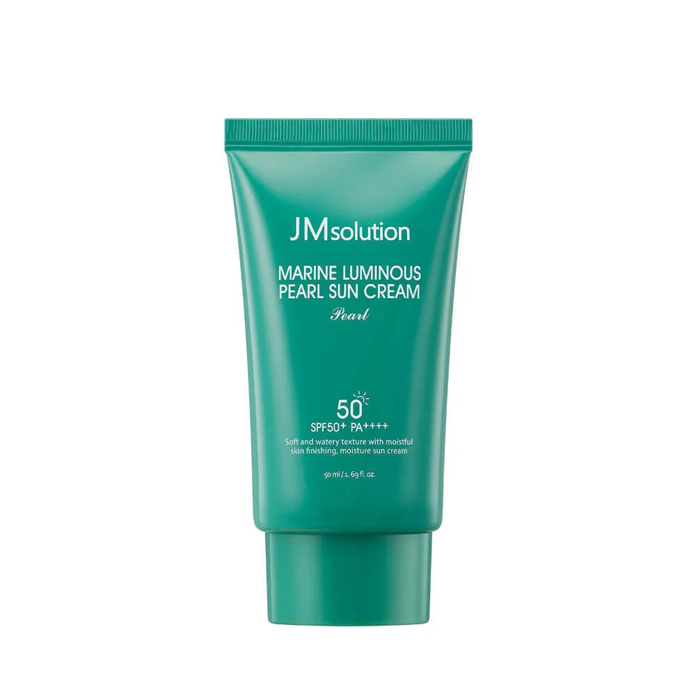 Солнцезащитный крем для лица с жемчугом JMSolution Marine Luminous Pearl Sun Cream, 50 мл