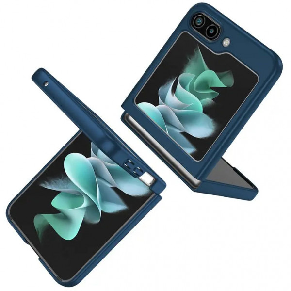 

Тонкий матовый чехол Matte Shield для Samsung Galaxy Z Flip 5, синий, Matte Shield