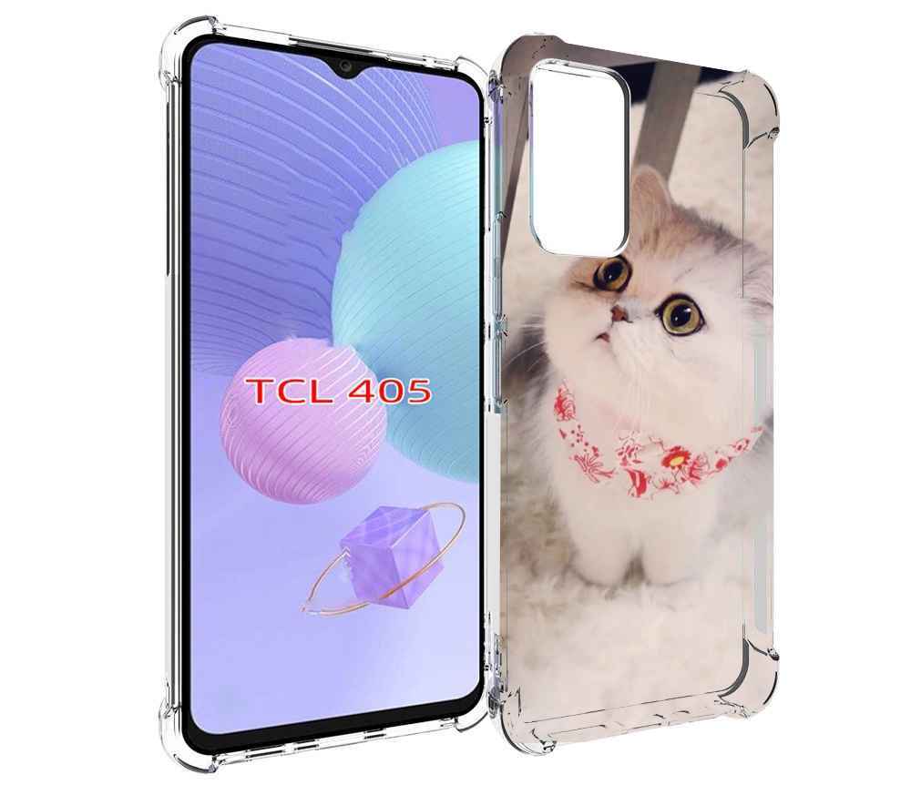 

Чехол MyPads Котеночек женский для TCL 405, Tocco