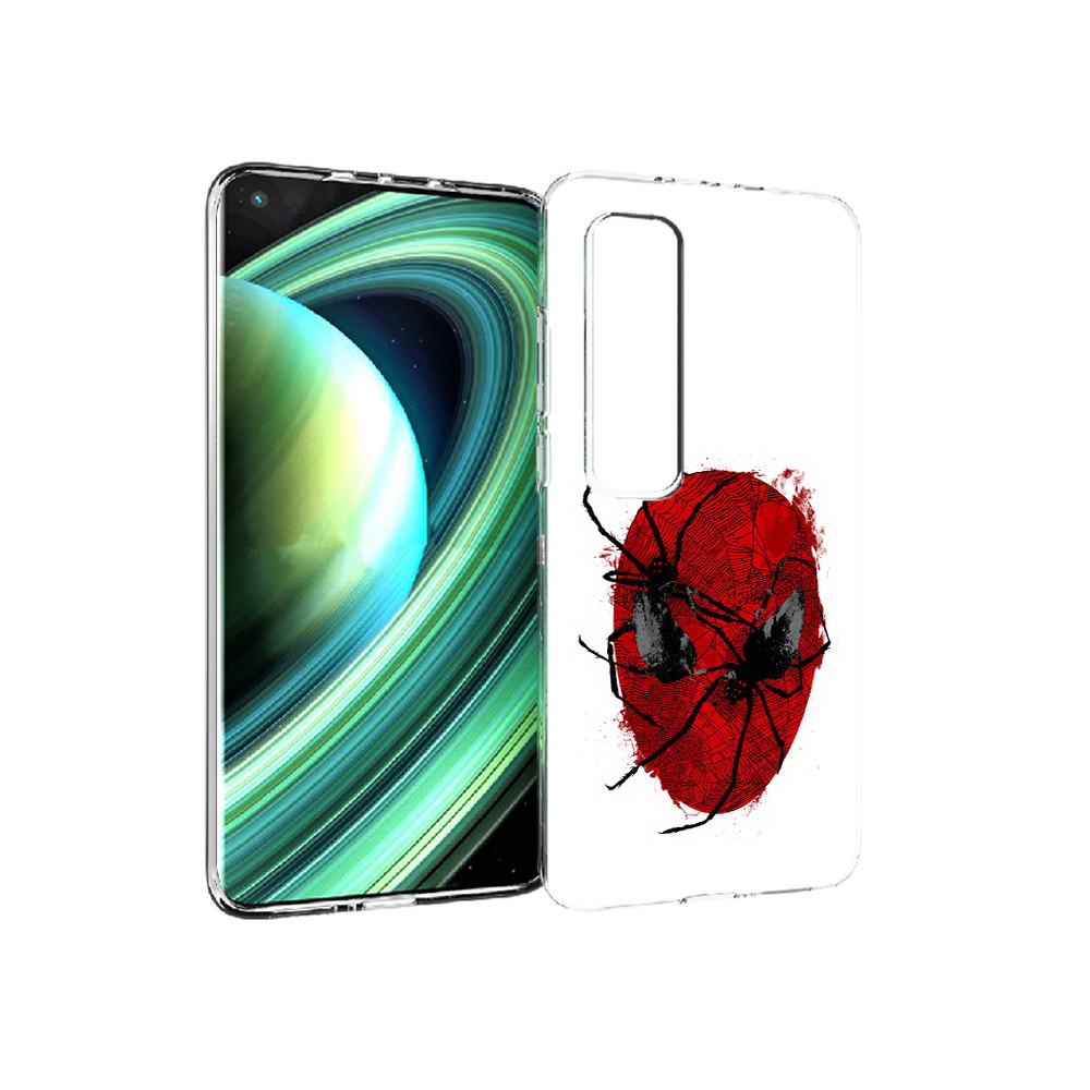 

Чехол MyPads Tocco для Xiaomi Mi 10 Ultra человек паук (PT156404.264.673), Прозрачный, Tocco