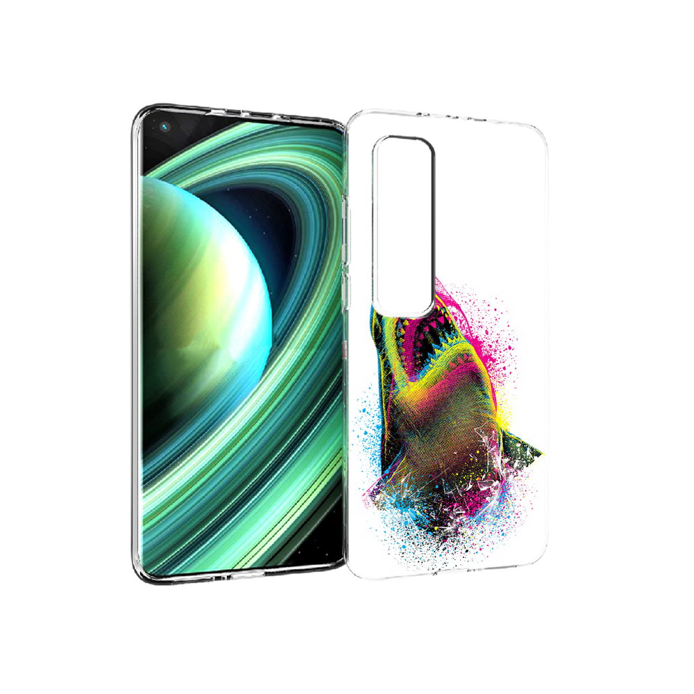 

Чехол MyPads Tocco для Xiaomi Mi 10 Ultra челюсти-2 (PT156404.264.674), Прозрачный, Tocco