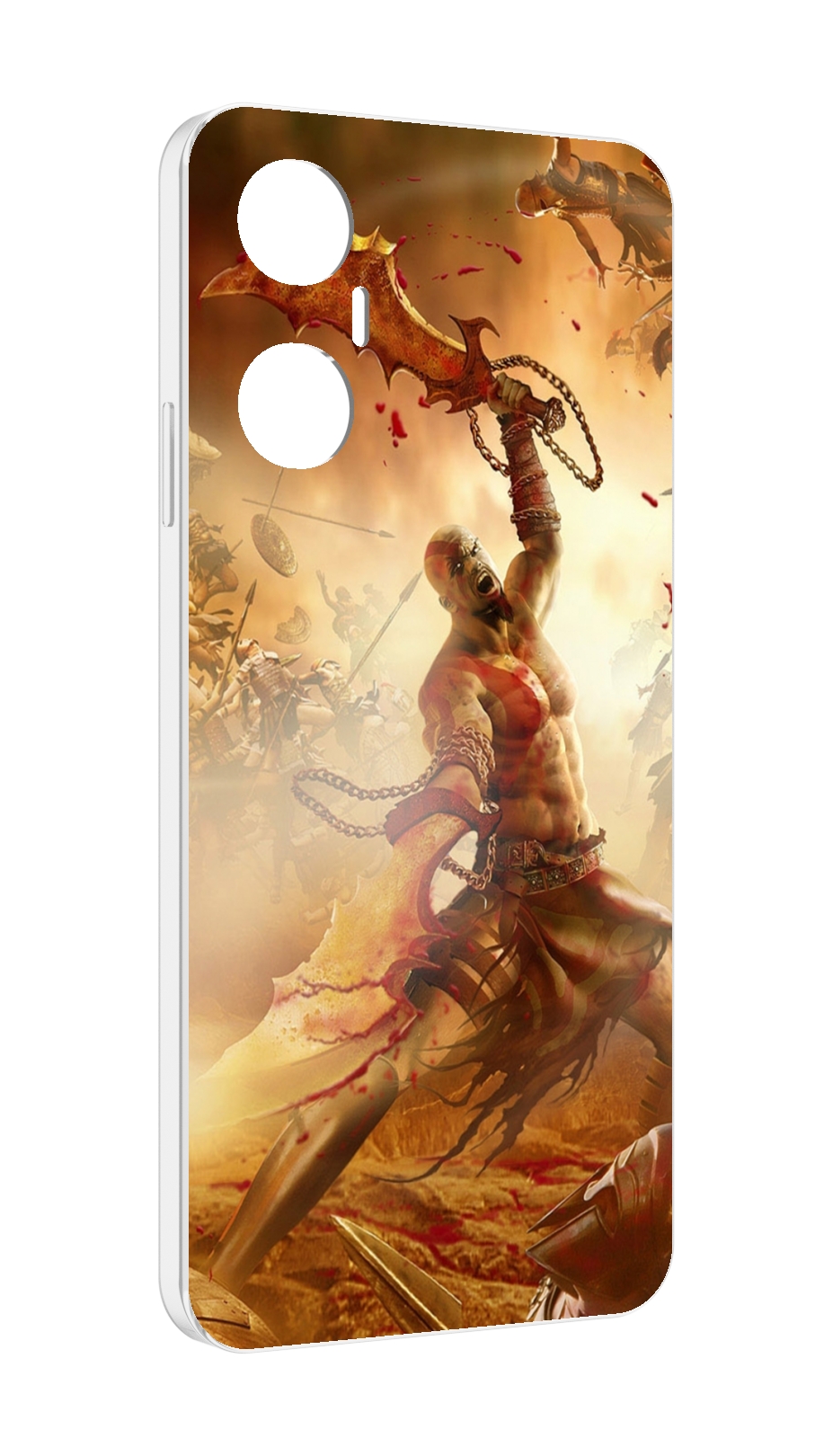 

Чехол MyPads God Of War III для Infinix Hot 20 5G, Прозрачный, Tocco