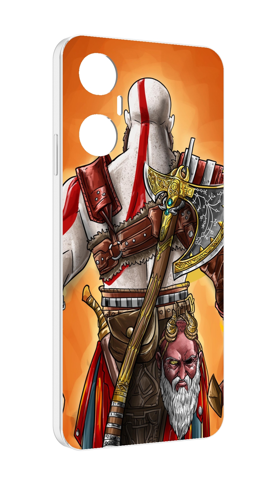 

Чехол MyPads God of War для Infinix Hot 20 5G, Прозрачный, Tocco