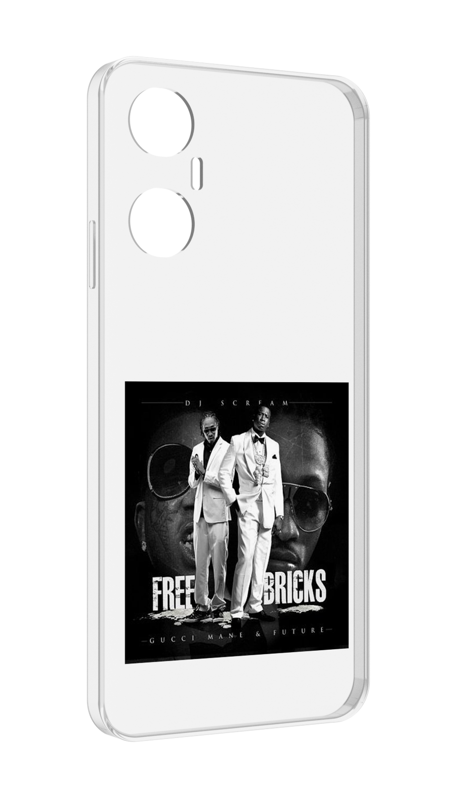 

Чехол MyPads Gucci Mane & Future - Free Bricks для Infinix Hot 20 5G, Прозрачный, Tocco