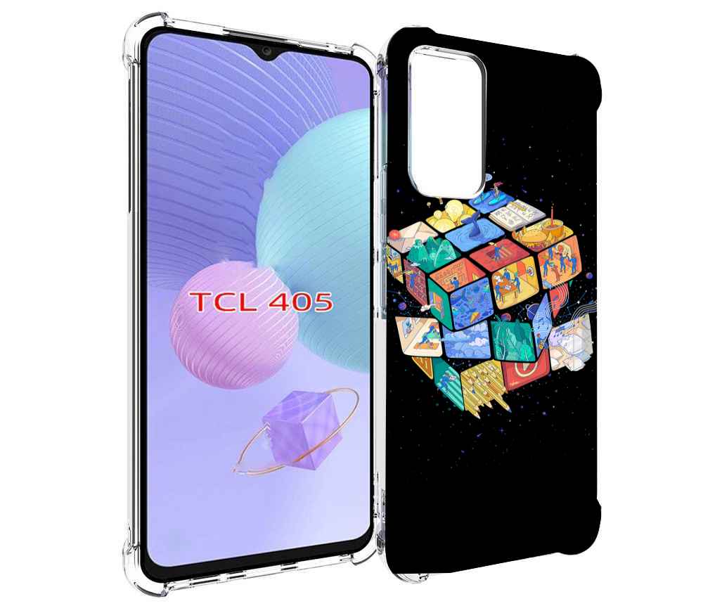 

Чехол MyPads Кубик-Рубика для TCL 405, Tocco