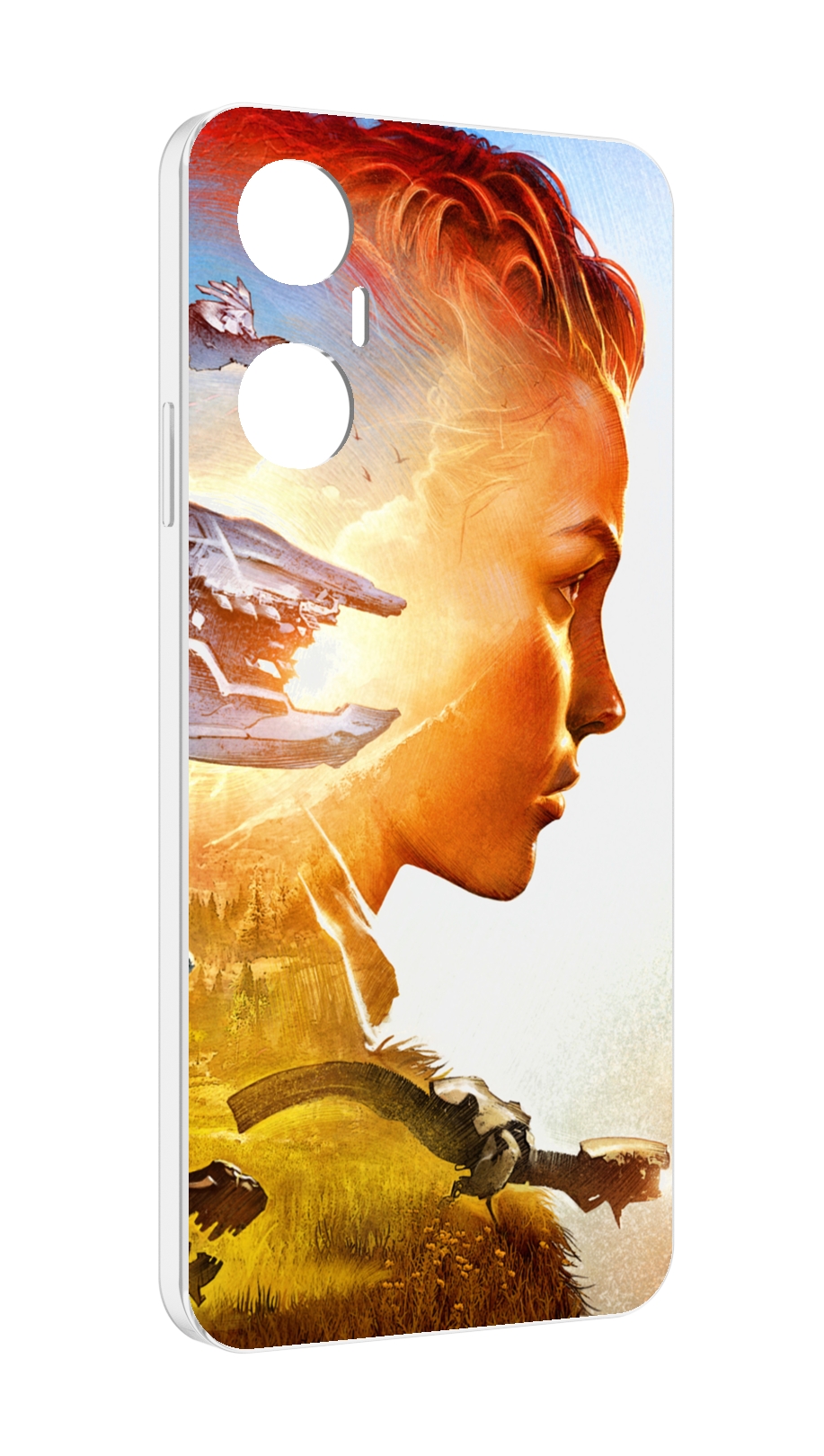 

Чехол MyPads Horizon Zero Dawn art для Infinix Hot 20 5G, Прозрачный, Tocco