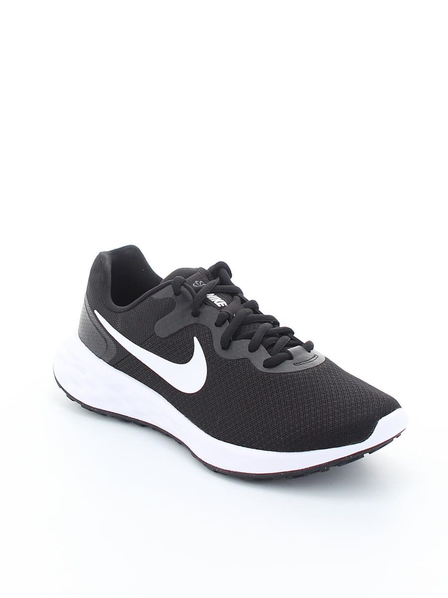 

Кроссовки мужские Nike Revolution 6Nn черные 9.5 UK, Revolution 6Nn