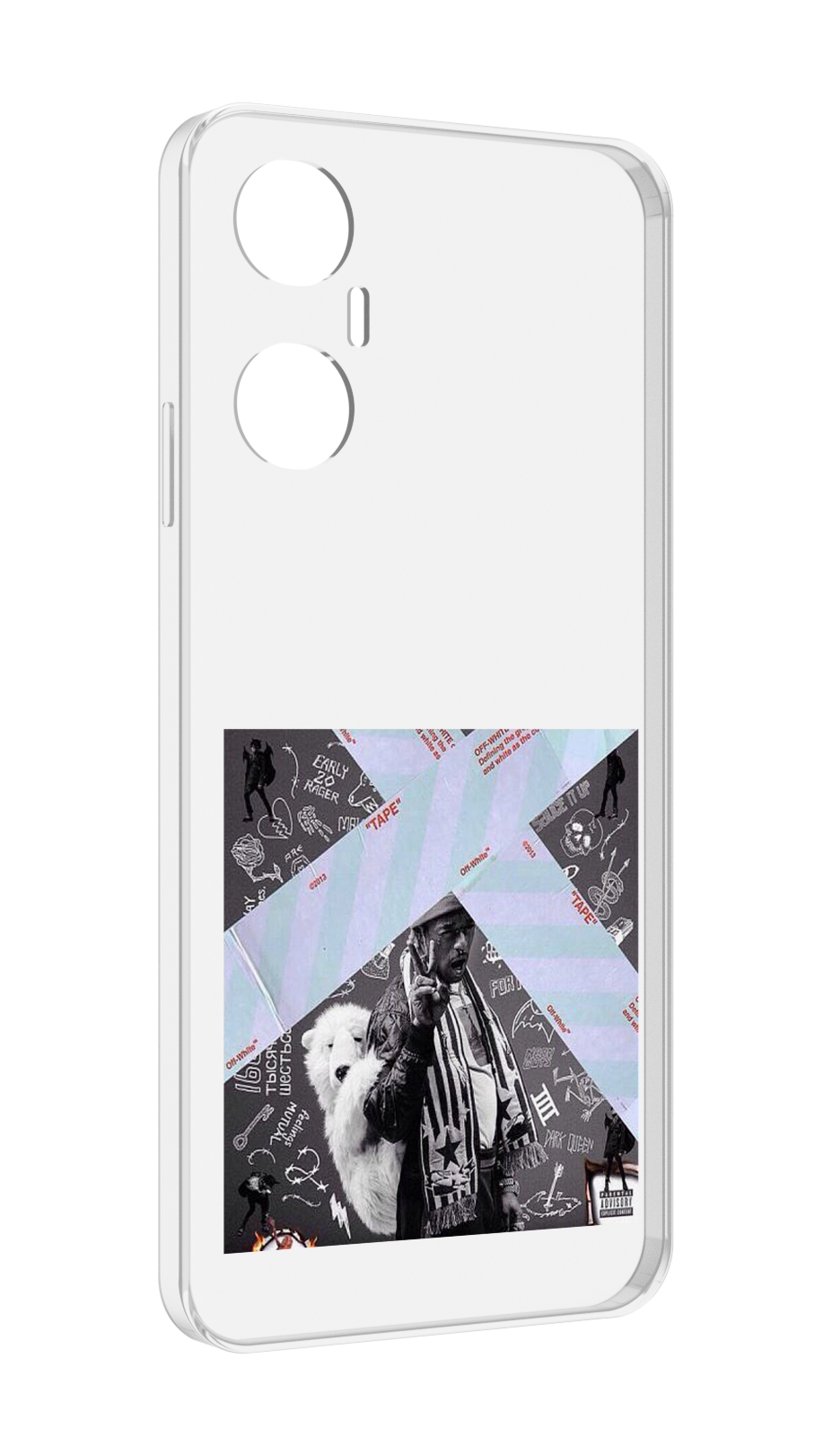 

Чехол MyPads Lil Uzi Vert - Luv Is Rage 2 для Infinix Hot 20 5G, Прозрачный, Tocco