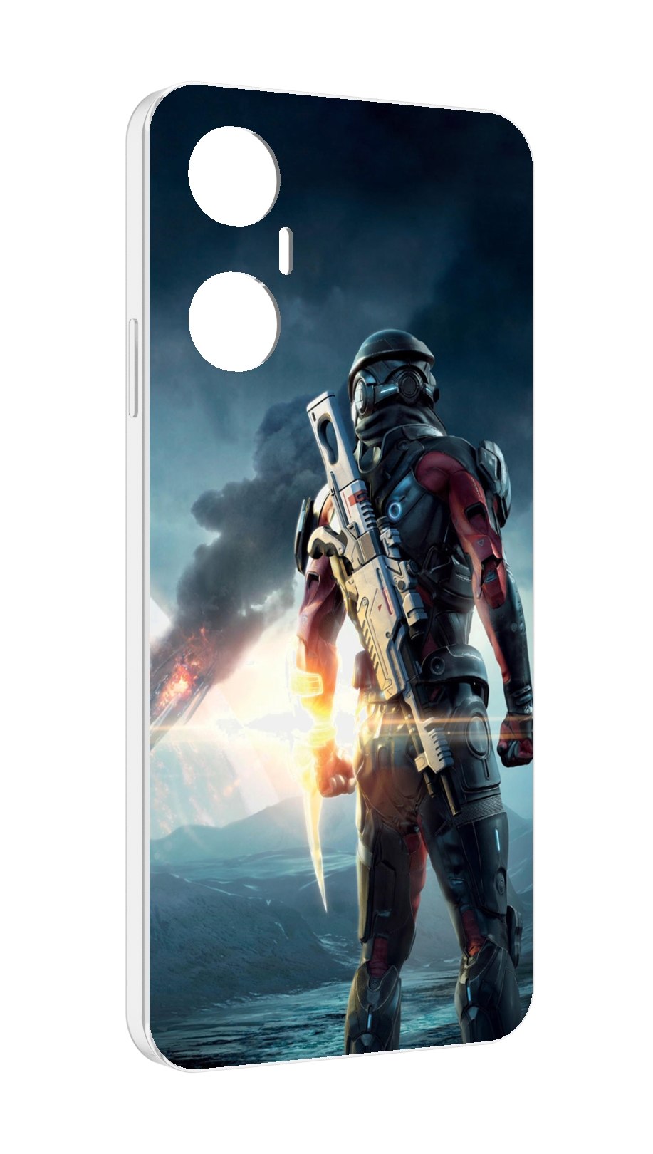 

Чехол MyPads Mass Effect Andromeda Ryder для Infinix Hot 20 5G, Прозрачный, Tocco