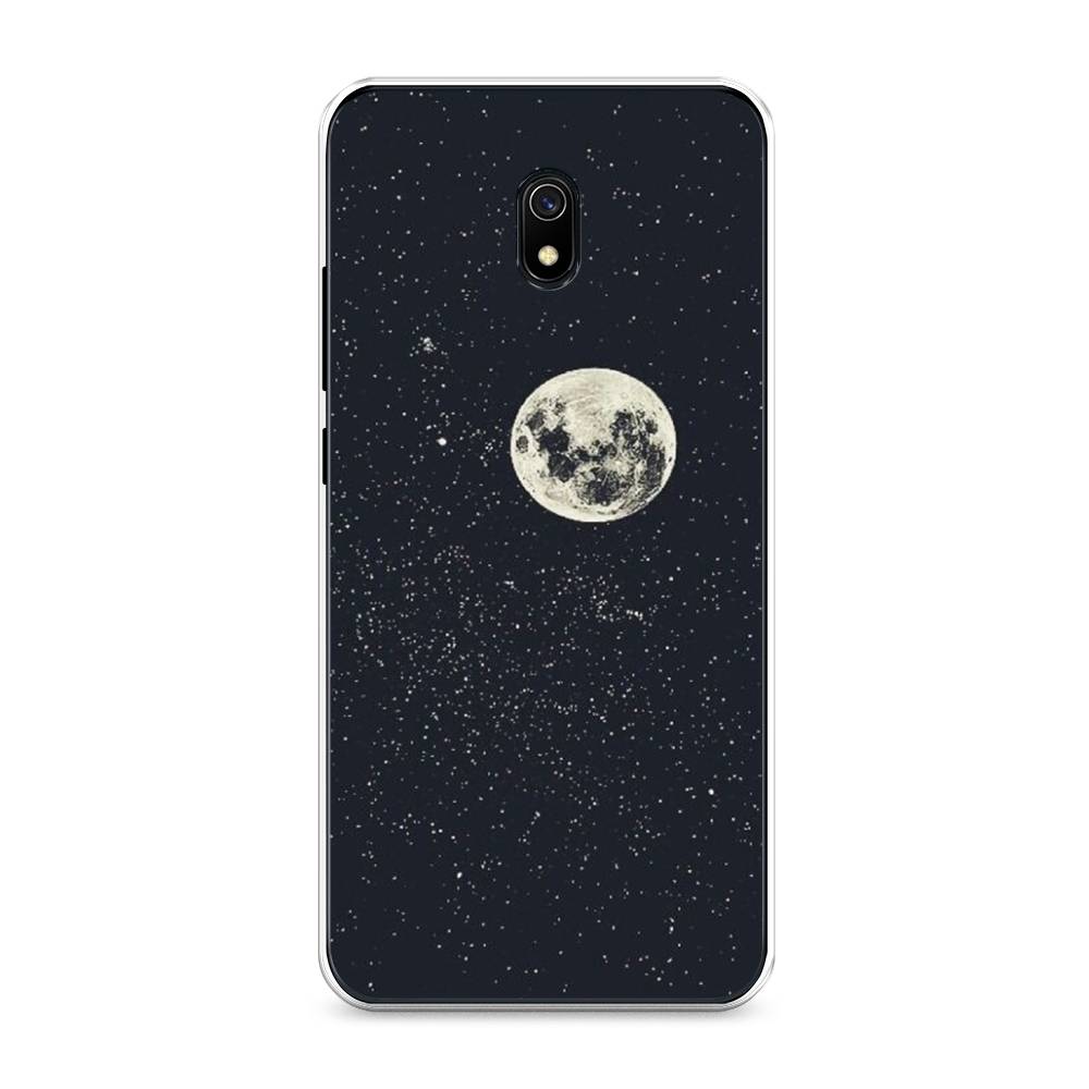 

Чехол на Xiaomi Redmi 8A "Полнолуние", Красный, 37250-2