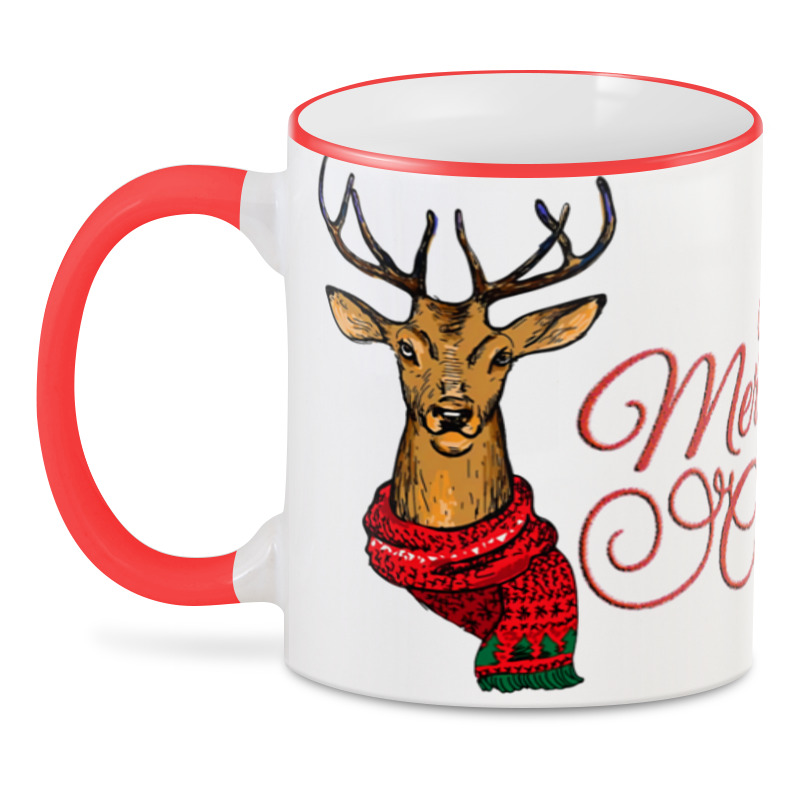 

3D кружка Printio Merry christmas 330 мл, Merry christmas