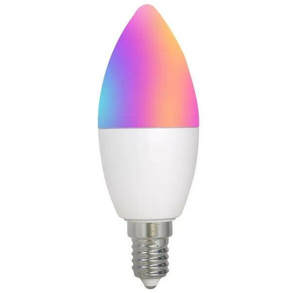 Умная лампочка Moes WiFi LED Bulb E14 6W (WB-TDC6-RCW-E14) умная лампочка aoat с голосовым управлением е27 wi fi работает с алисой 9вт rgb