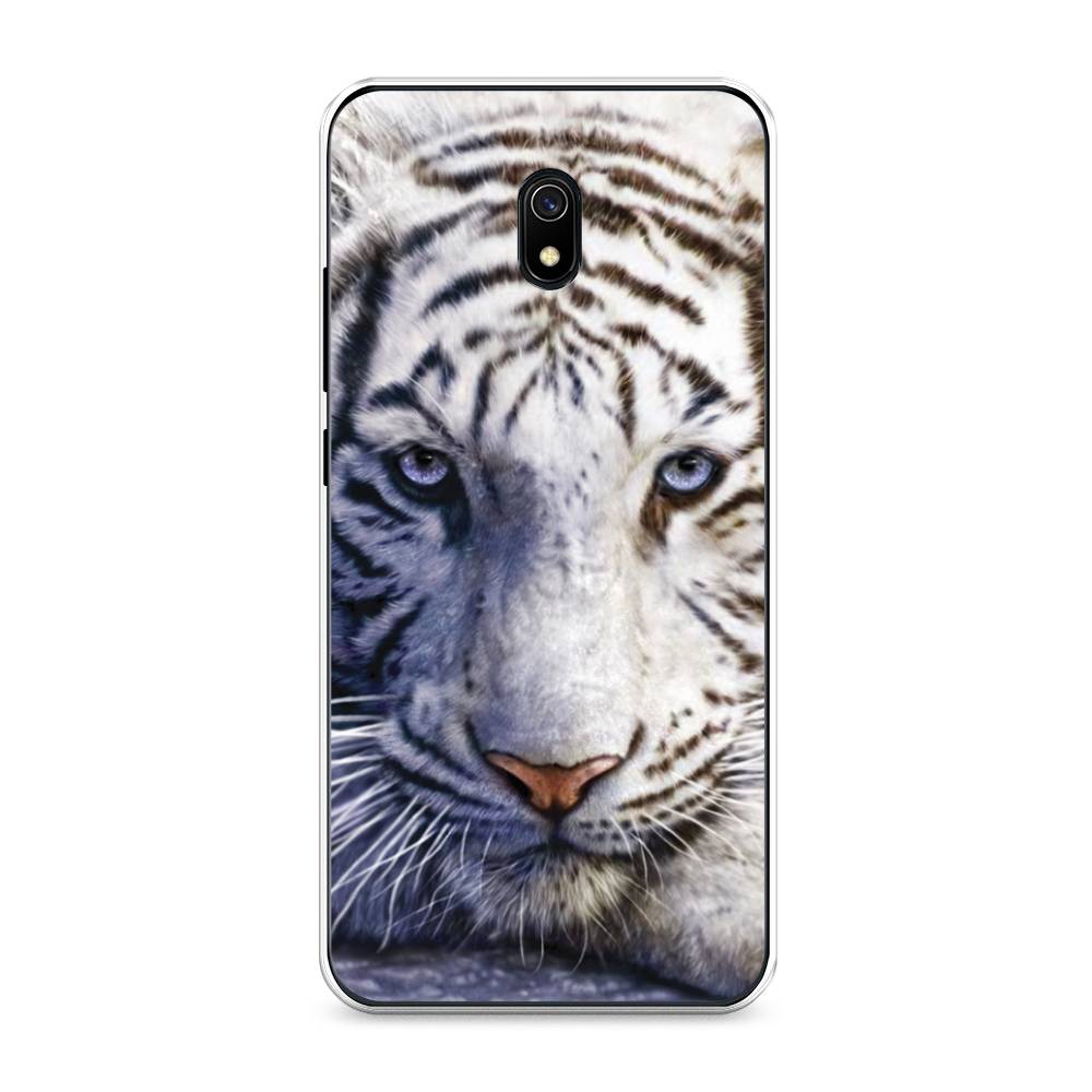 

Чехол на Xiaomi Redmi 8A "Бенгальский тигр", Коричневый;белый, 37250-1