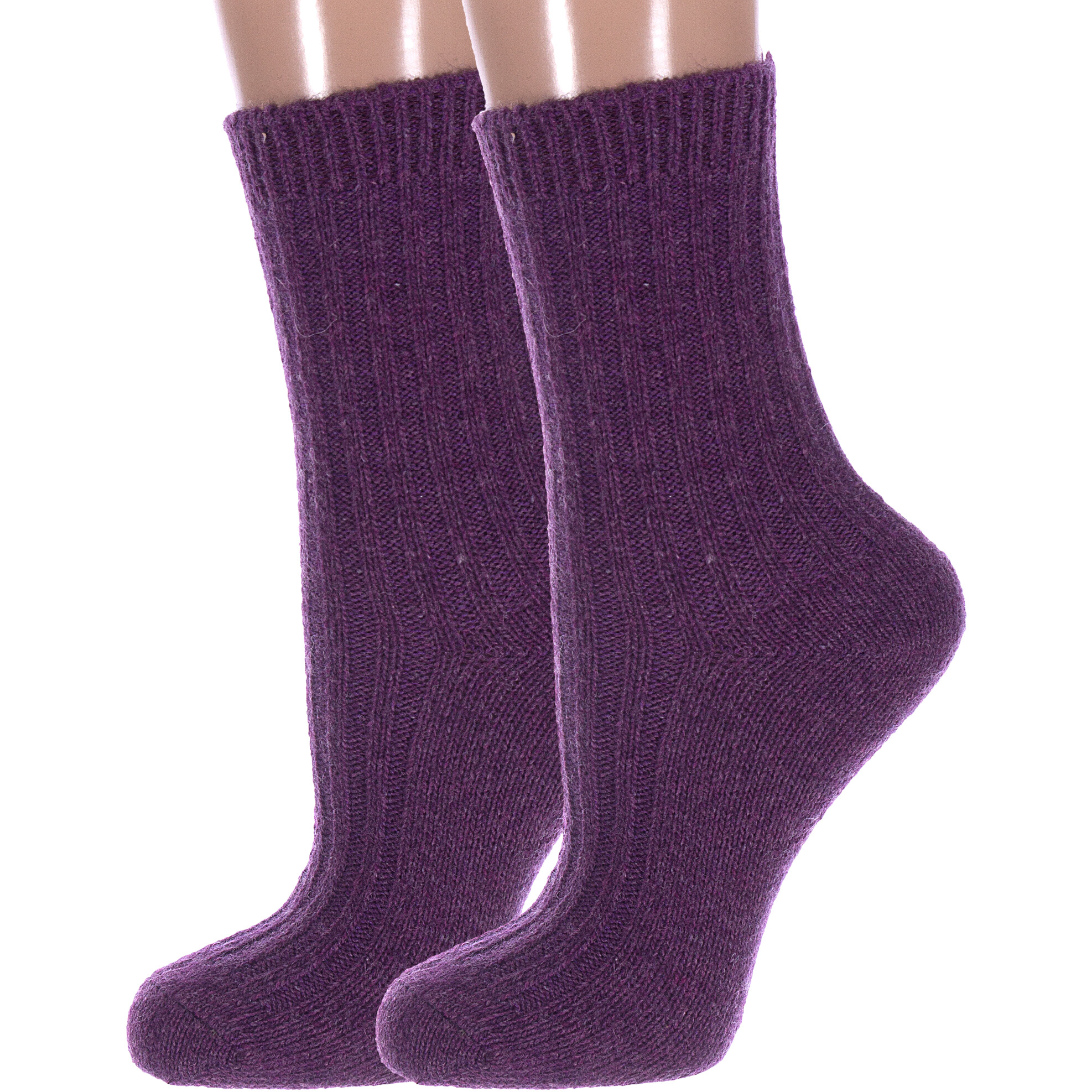 Комплект носков женских Hobby Line 2-Нжкшм6575 фиолетовых 36-40, 2 пары