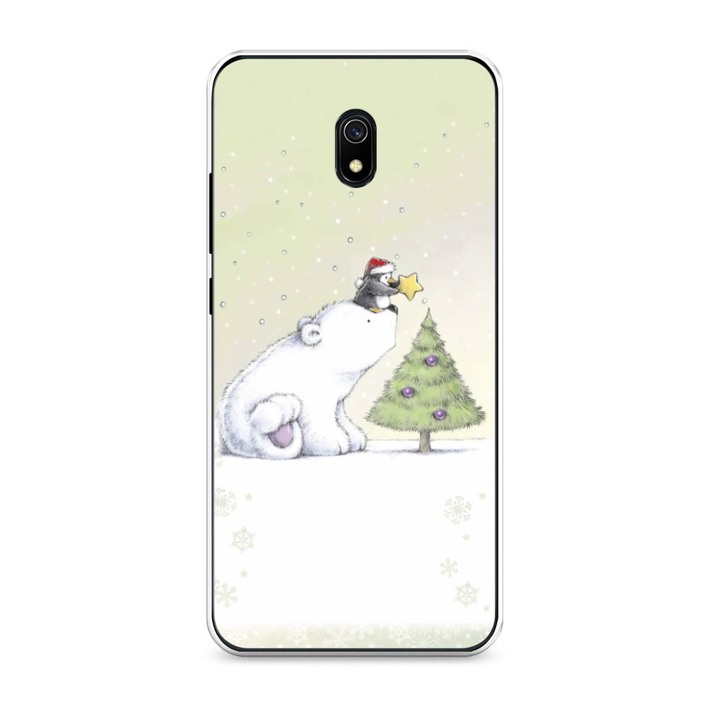

Чехол на Xiaomi Redmi 8A "Украшение елки", Белый;бежевый, 37250-5