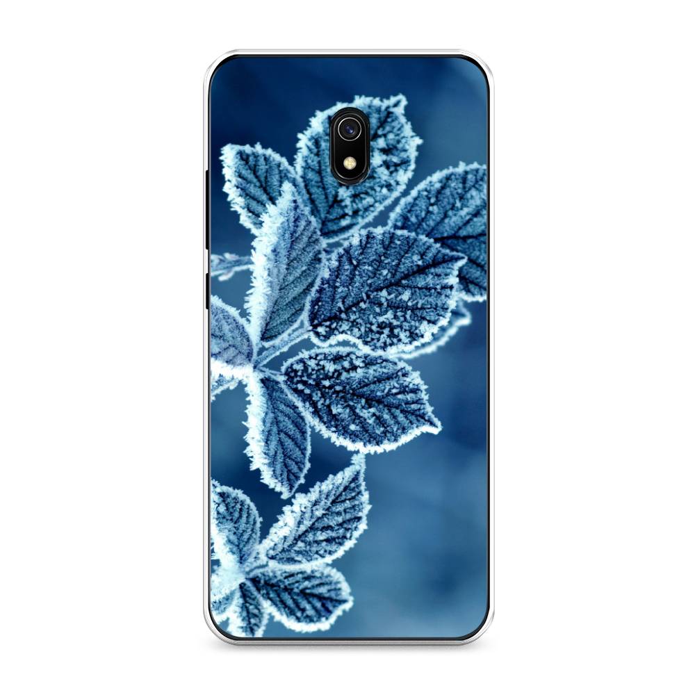 

Чехол на Xiaomi Redmi 8A "Зима 6", Голубой;белый, 37250-2