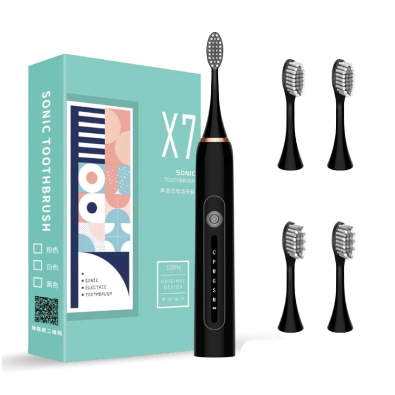 фото Электрическая зубная щетка sonic toothbrush x7 black