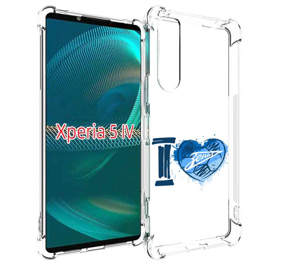 

Чехол MyPads ФК я люблю зенит для Sony Xperia 5 IV (5-4), Прозрачный, Tocco
