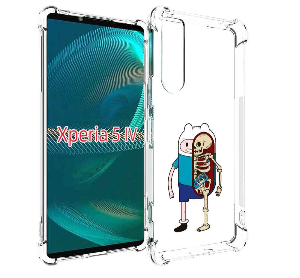 

Чехол MyPads Финн скелет для Sony Xperia 5 IV (5-4), Прозрачный, Tocco