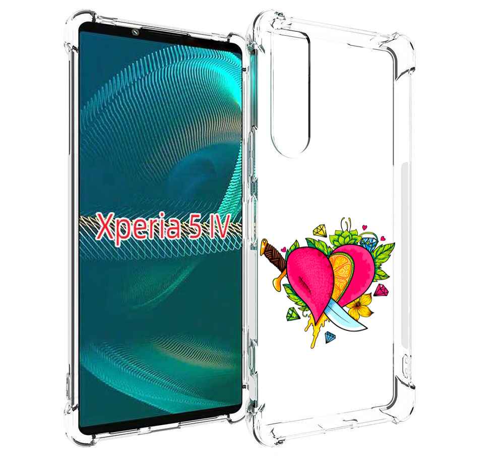 

Чехол MyPads Фруктовое сердце для Sony Xperia 5 IV (5-4), Прозрачный, Tocco