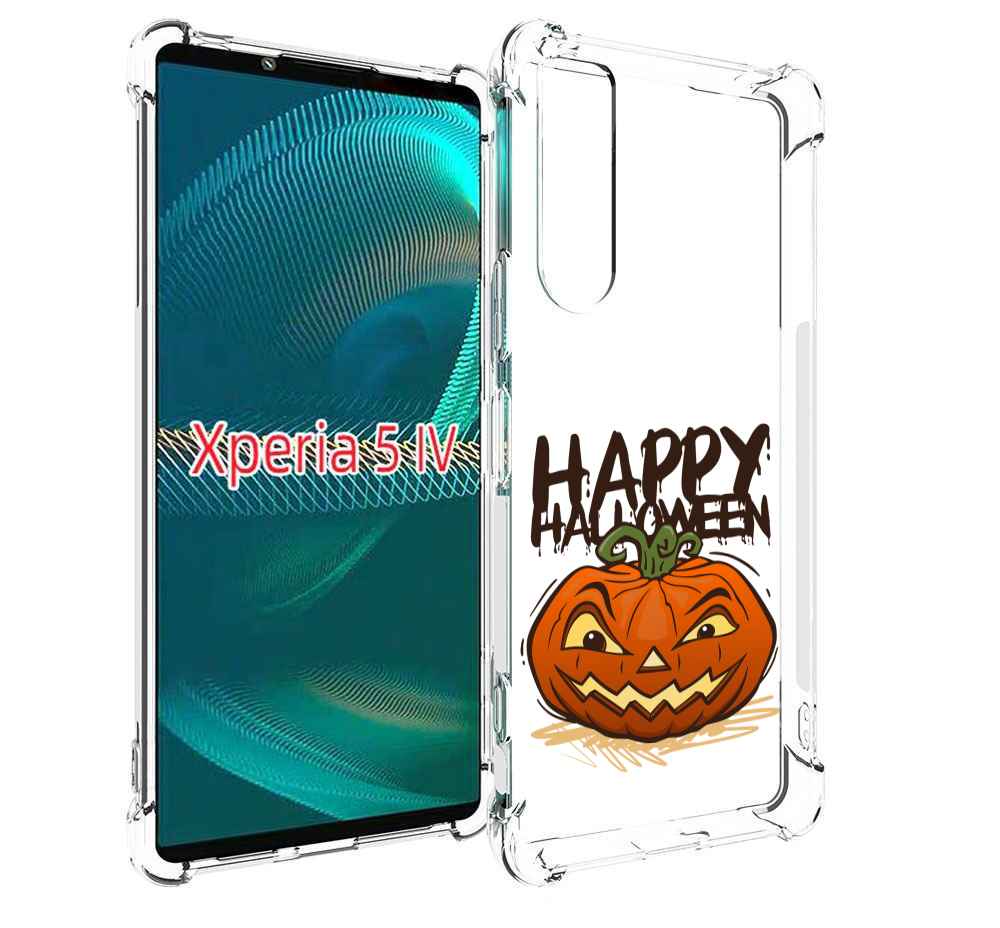 

Чехол MyPads Хэллоуин счастливый для Sony Xperia 5 IV (5-4), Прозрачный, Tocco