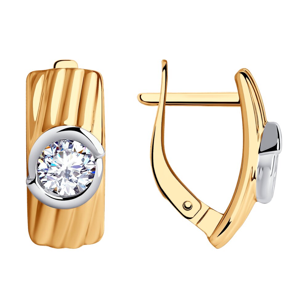 

Серьги из золота SOKOLOV 029165, фианит, 029165