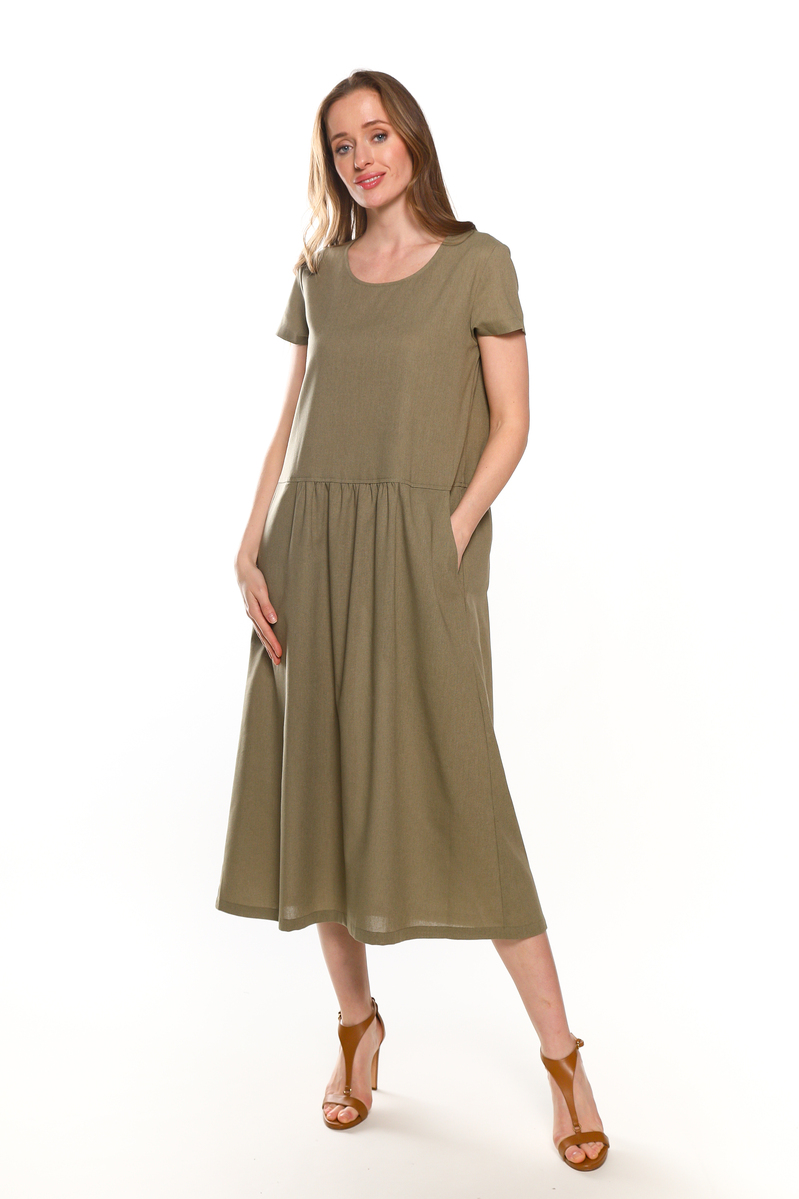 Платье женское DAYS 171223 зеленое XL