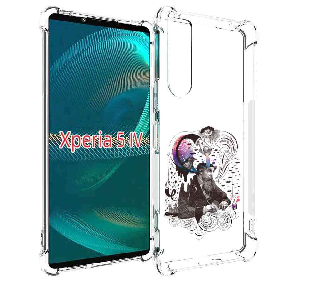 

Чехол MyPads абстракция думающий мужчина для Sony Xperia 5 IV (5-4), Прозрачный, Tocco