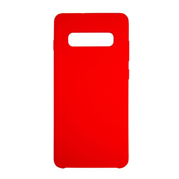 фото Чехол для samsung s10 plus silicone cover красный nobrand