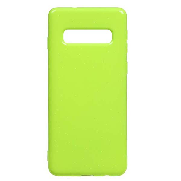 фото Чехол для samsung s10 plus silicone cover зеленый nobrand