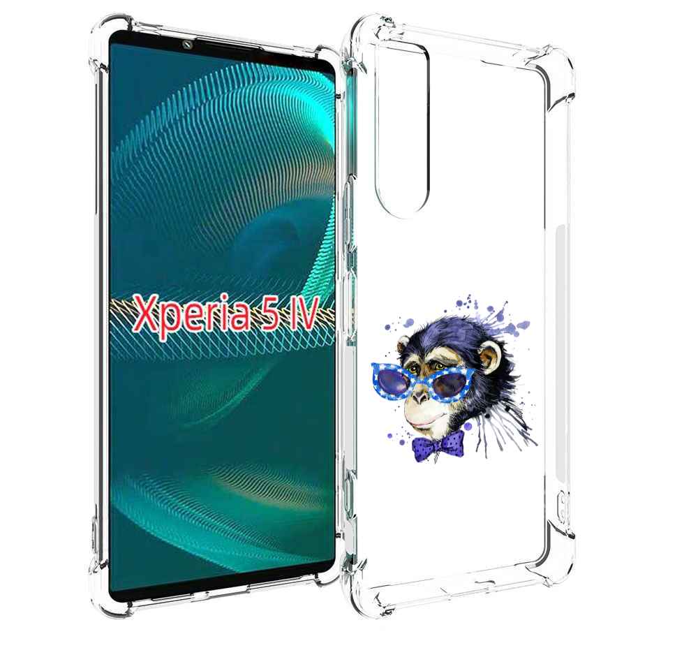 

Чехол MyPads акварельная обезьяна для Sony Xperia 5 IV (5-4), Прозрачный, Tocco