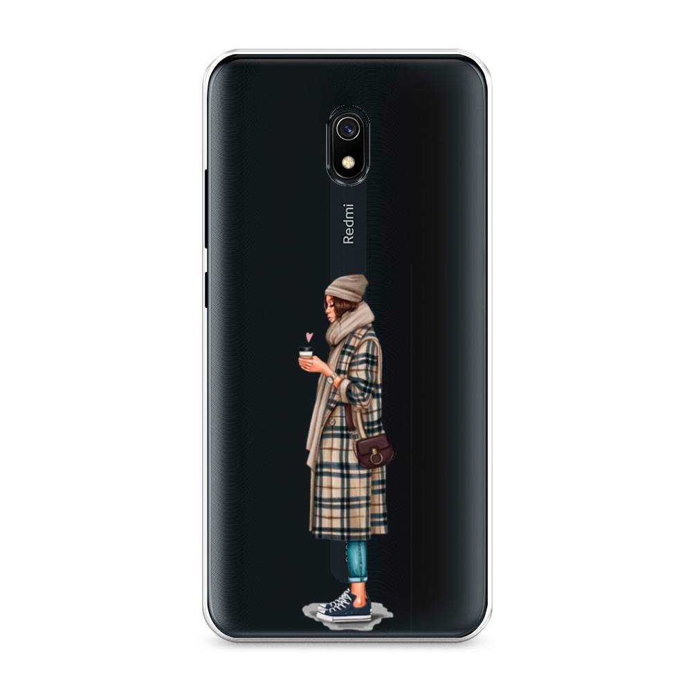 

Чехол на Xiaomi Redmi 8A "Утренний кофе", Коричневый;бежевый, 37250-6