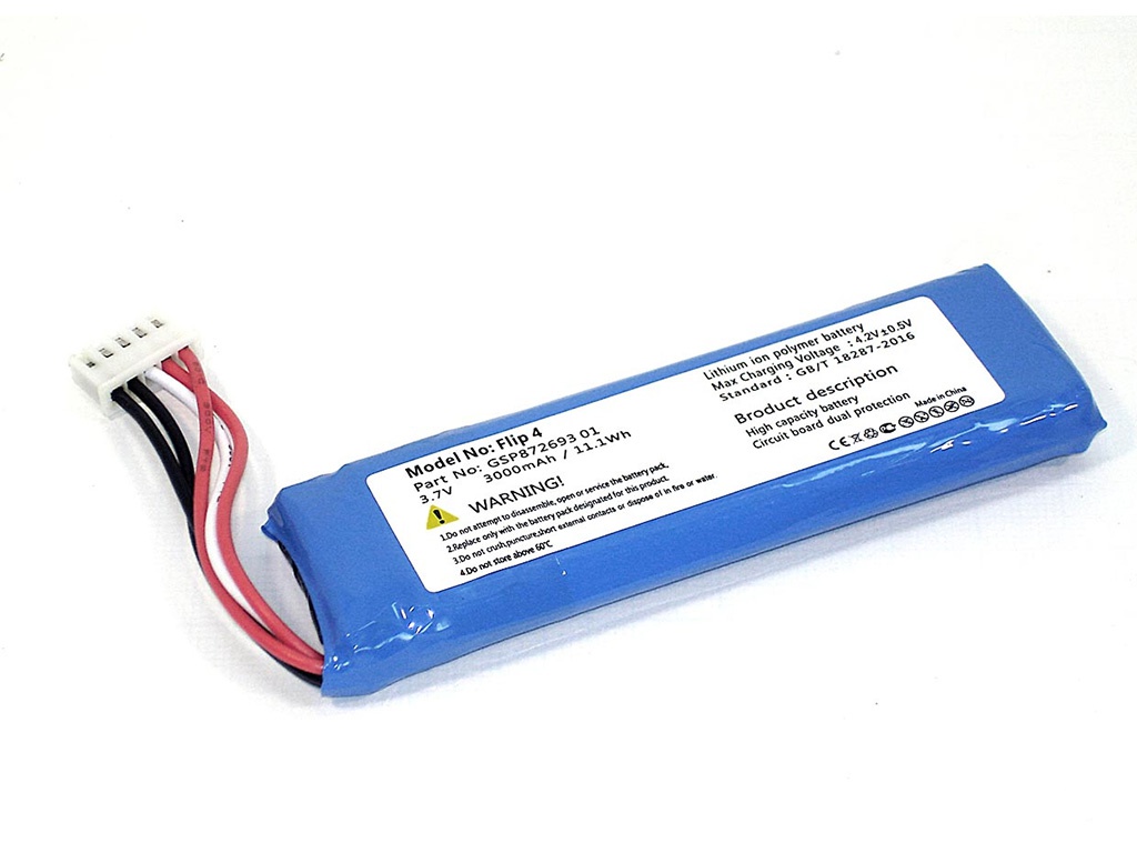 фото Аккумулятор vbparts для jbl flip 4 3000mah 3.7v li-polymer 073616